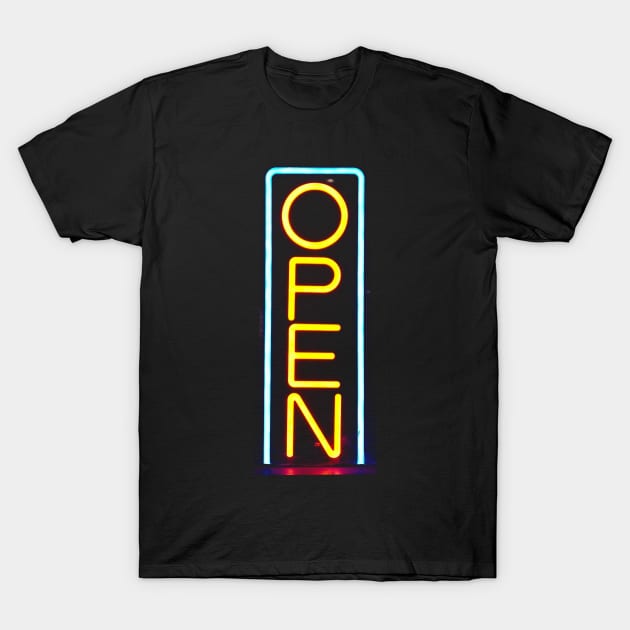 OPEN NEON T-Shirt by enchantingants